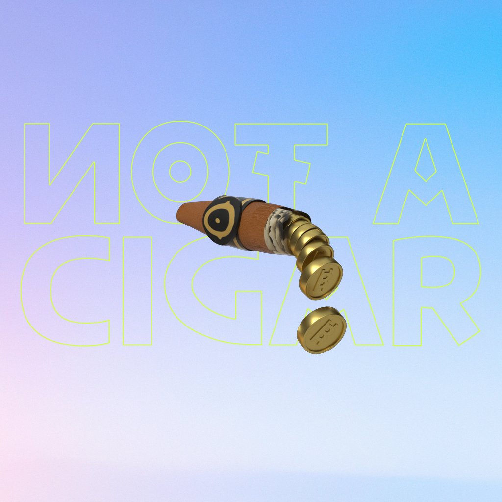 You might be a smoker, but this is NOT a cigar! 🌬️

It draws inspiration from a 1929 painting by René Magritte titled

“Treachery of Images,” also known as This Is Not a Pipe.
