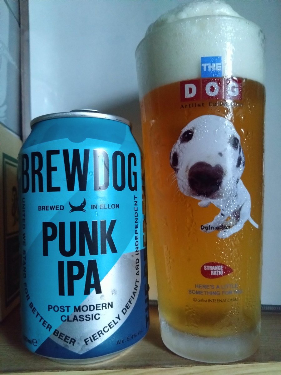 ブリュードック
PUNK IPA
乾杯
#BREWDOG
#晩酌