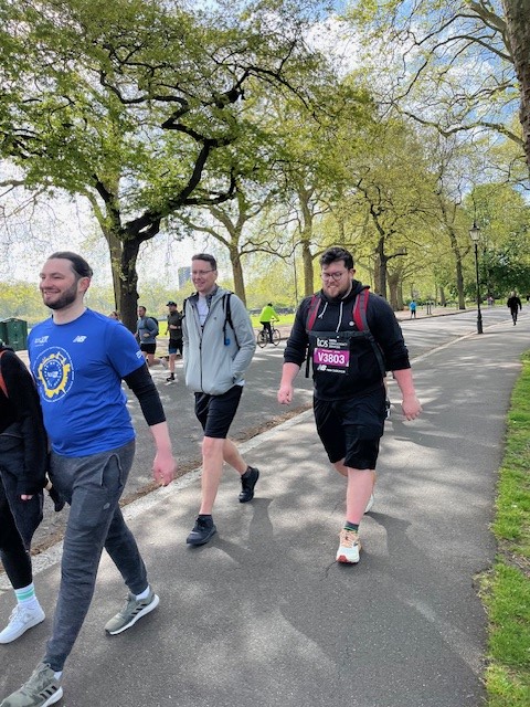 Our fantastic 'RAID Walkers' did it! @LondonMarathon Fundraising for our Counselling & Spade gardening services they took on & completed the 26.2mile challenge! 🚶‍♀️🚶🏅👏 Well done everyone & a huge THANK YOU! If you're able to please support them here: justgiving.com/campaign/richm…
