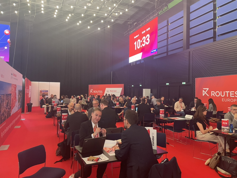 It’s a packed Airline Meeting Hall this morning at #RoutesEurope with delegates meeting with over 100 airline from across the region bit.ly/4aJ6cEQ