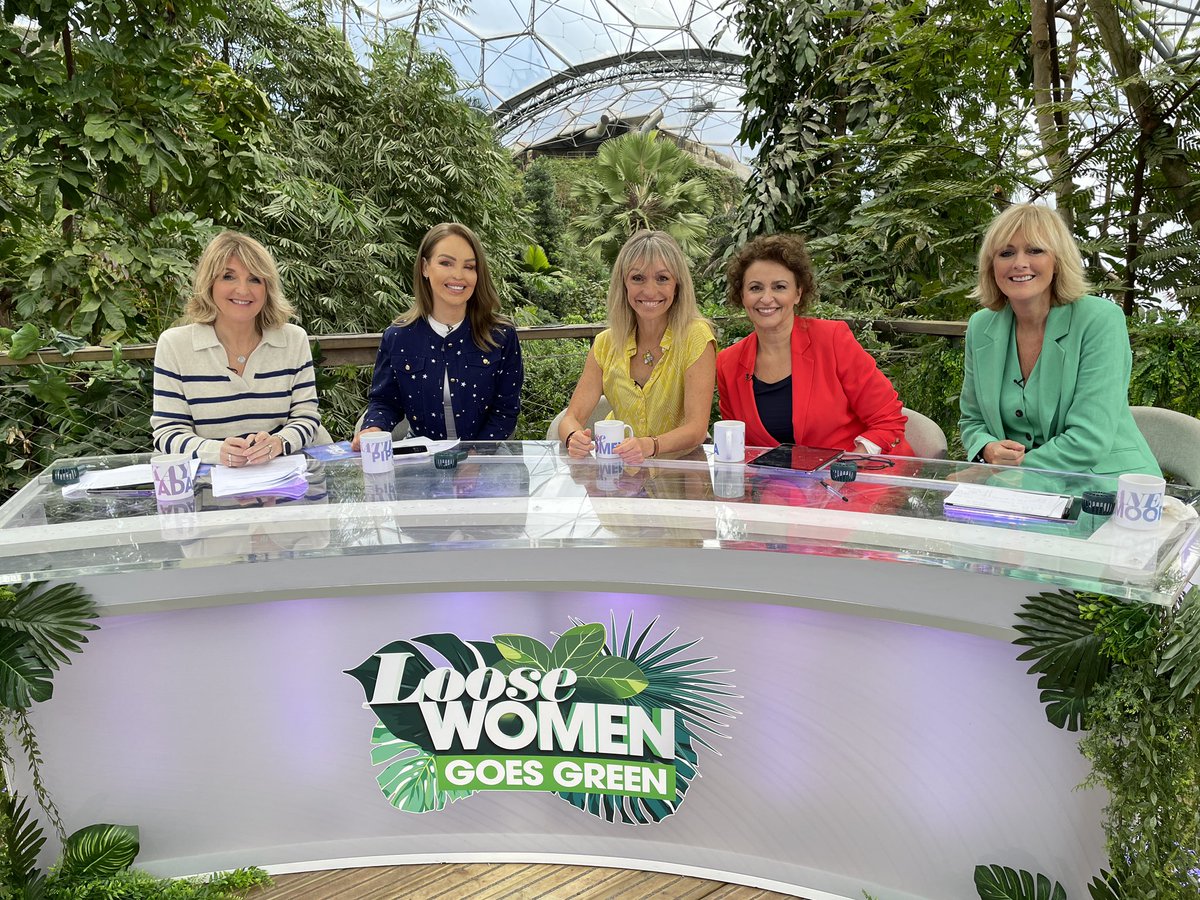 To celebrate #WorldEarthDay I went to the amazing @edenprojectyyc in Cornwall for the @loosewomen Goes Green ep to discuss how the way we live, love, spend & socialise can help save the planet. Join us on @ITV 12.30 in the rainforest biome! 🌳🌳🌳#EarthDay