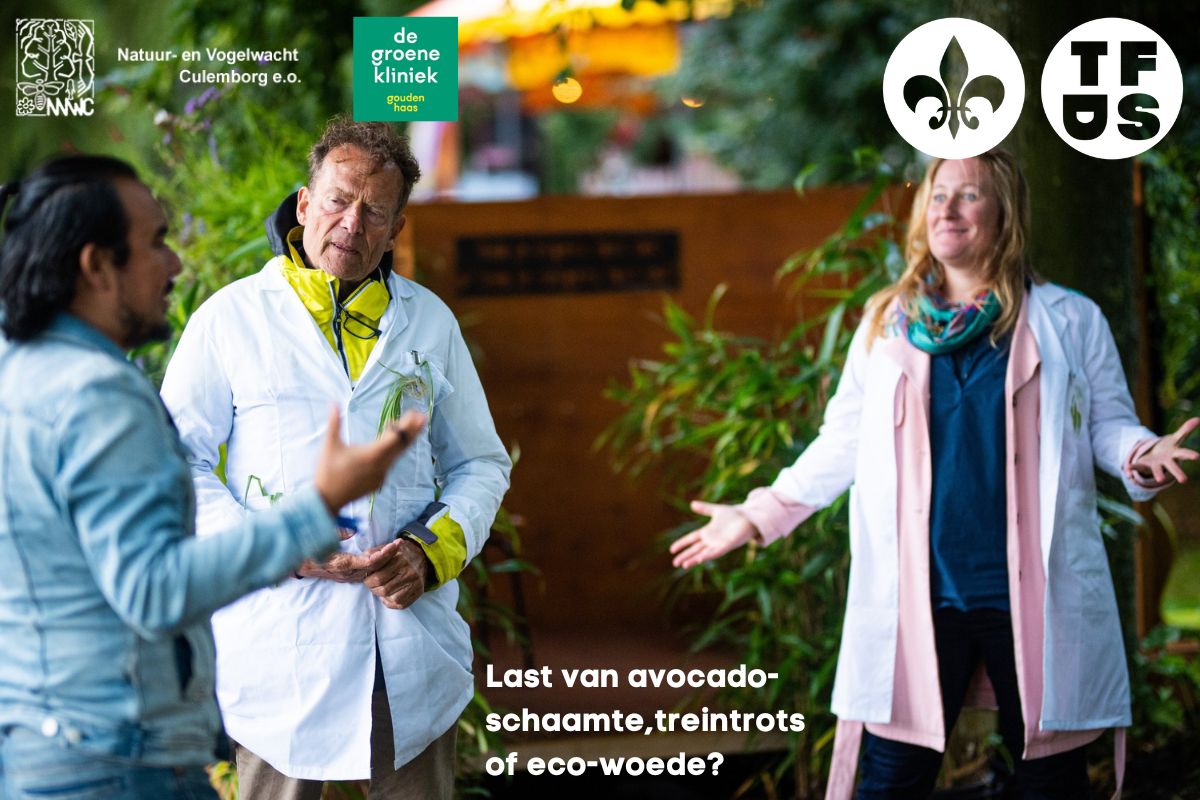 Ook last van treintrots of avocadoschaamte?

28 april 14.30 film #Groenkijkers en naprogramma van theatergroep <a href="/GoudenHaas/">Gouden Haas</a>.  
info/tickets: theaterdefranscheschool.nl/stadspodium
#groenekliniek #natuurenvogelwacht  #klimaatverandering
@culemborg_natuurlijk @culemborgklopt @binnenstadculemborg