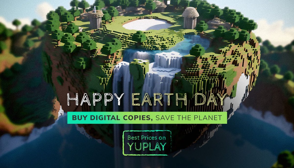 🌍 Let’s celebrate Earth Day sustainably! 🎮 Choose digital game copies and help preserve our planet. 🌱 Enjoy our special Earth Day salе while playing your favorite games in a responsible way. Only at #YuPlay: bit.ly/3U99dHl