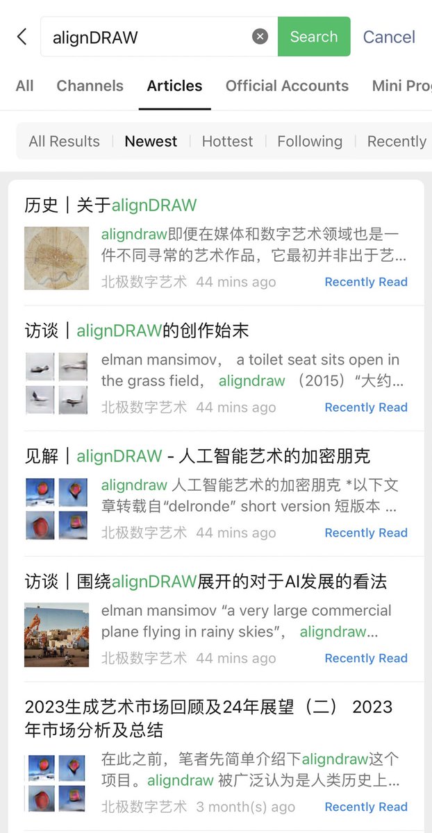 N POLE ART (@npoleart) on Twitter photo Introducing alignDRAW to China!
Chinese users can now directly access all Chinese-language articles about <a href="/elmanmansimov/">Elman Mansimov</a>’s alignDRAW, originally published on <a href="/FellowshipAi/">FellowshipAI</a>, via WeChat, China's largest social platform. Introducing alignDRAW to China!
Chinese users can now directly access all Chinese-language articles about <a href="/elmanmansimov/">Elman Mansimov</a>’s alignDRAW, originally published on <a href="/FellowshipAi/">FellowshipAI</a>, via WeChat, China's largest social platform.