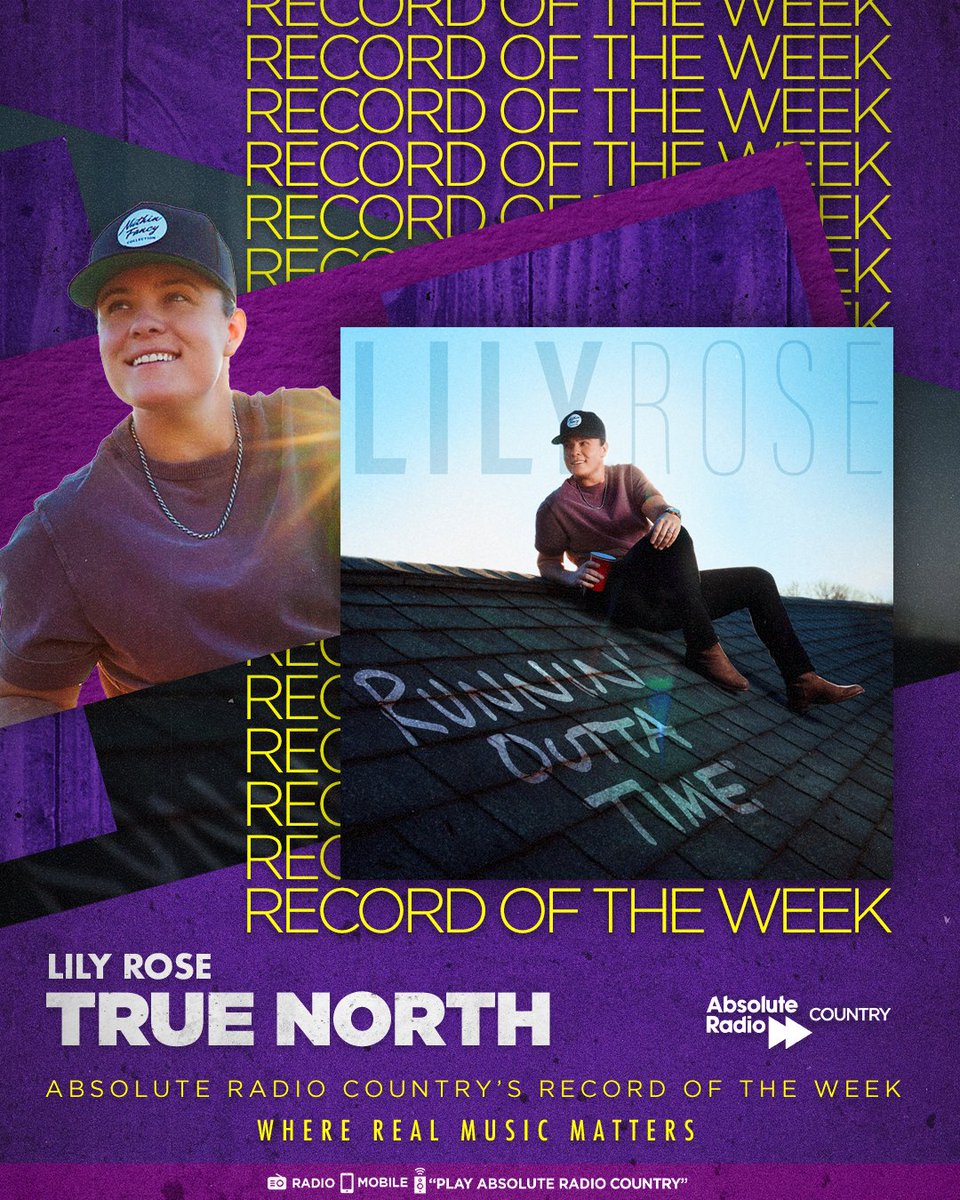 'To the Chattahoochee River runnin' underneath the pines...' Introducing Absolute Radio Country's brand-new Record of The Week: @Lily_Rose_Music - 'True North'. 🙌