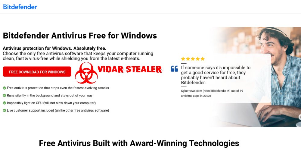 🚨This domain
bitdefender-app[.]com

🧬Distributes this low detected EXE (8/69)
virustotal.com/gui/file/c7b2b…

🧩#Vidar Stealer

☣️C&amp;C
t[.]me/de17fs
steamcommunity[.]com/profiles/76561199667616374

<a href="/BitdefenderLabs/">BitdefenderLabs</a> <a href="/Bitdefender/">Bitdefender</a>
<a href="/malwrhunterteam/">MalwareHunterTeam</a>