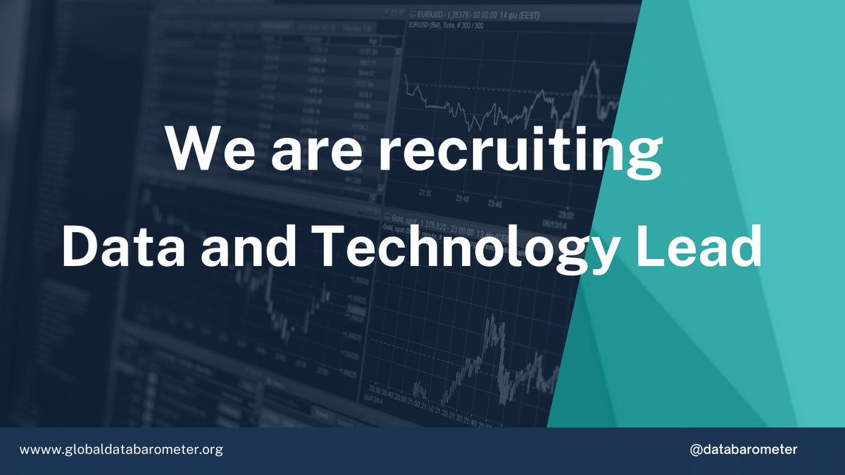 💼 Are you passionate about data and technology? We're hiring a Data & Technology Lead to manage technical operations and support research for the Global Data Barometer. Apply now! 🔗globaldatabarometer.org/jobs-2/ #DataAnalysis @BirzeitCCE #JobOpening #techjobs #remotework