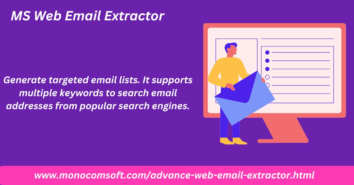 monocomsoft's tweet image. click here to visit 
monocomsoft.com/advance-web-em…
#mswebmaileemailextractor 
#webemailextractor
#monocomsoft 
#visitnow 
#explorenow