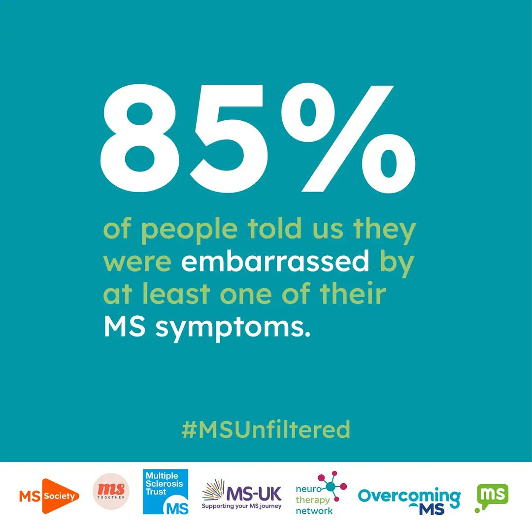 Today sees the start of MS Awareness Week, Together with other charities in our MS community, we are launching #MSUnfiltered - a national campaign highlighting Multiple Sclerosis symptoms that can be difficult to talk about. #multiplesclerosis #devon