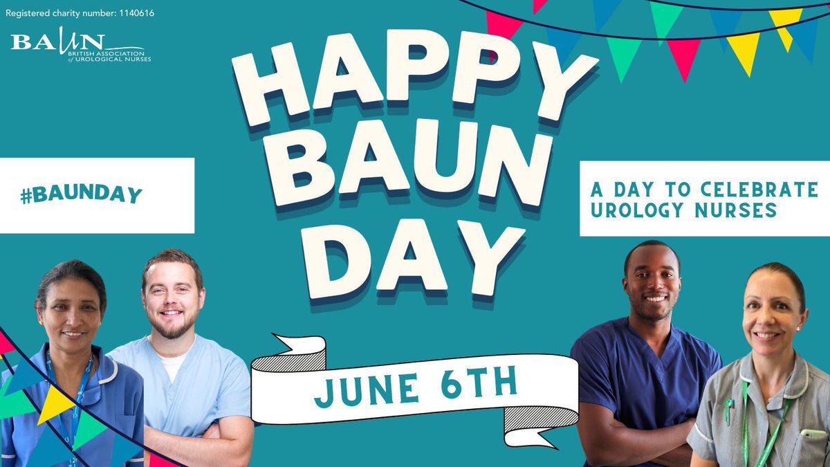 BAUNnurses's tweet photo. Celebrate #BAUNDay on 6 June 2024π
βJoin us for our study day in Newcastle
βEnter our competition
βCelebrate with your team on the day
#Urology #Urologist #UrologyNurses https://t.co/ebfPKj0LP5