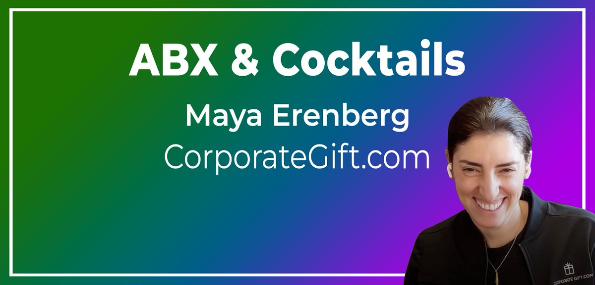 Exciting insights from Maya Erenberg, Co-Founder of hubs.la/Q02tx_Cd0, on our latest podcast episode 'ABX & Cocktails'. Discover how corporate gifting boosts engagement, brand awareness & more. Tune in: hubs.la/Q02tx_nf0 #CorporateGifting  #Personalization #Podcast