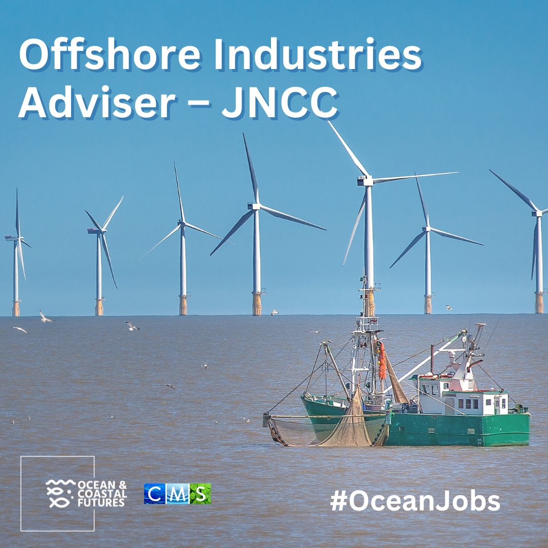 🔔#job opportunity: Offshore Industries Adviser – <a href="/JNCC_UK/">JNCC</a>
▪️Closes: 6 May
▪️Location: Peterborough or Aberdeen
▪️Salary: £30,573 + on-call allowance
▪️Full details👉cmscoms.com/?p=38926

🔍Sign up for #OceanJobs👉 bit.ly/3MiyV7i

#hiring #vacancy