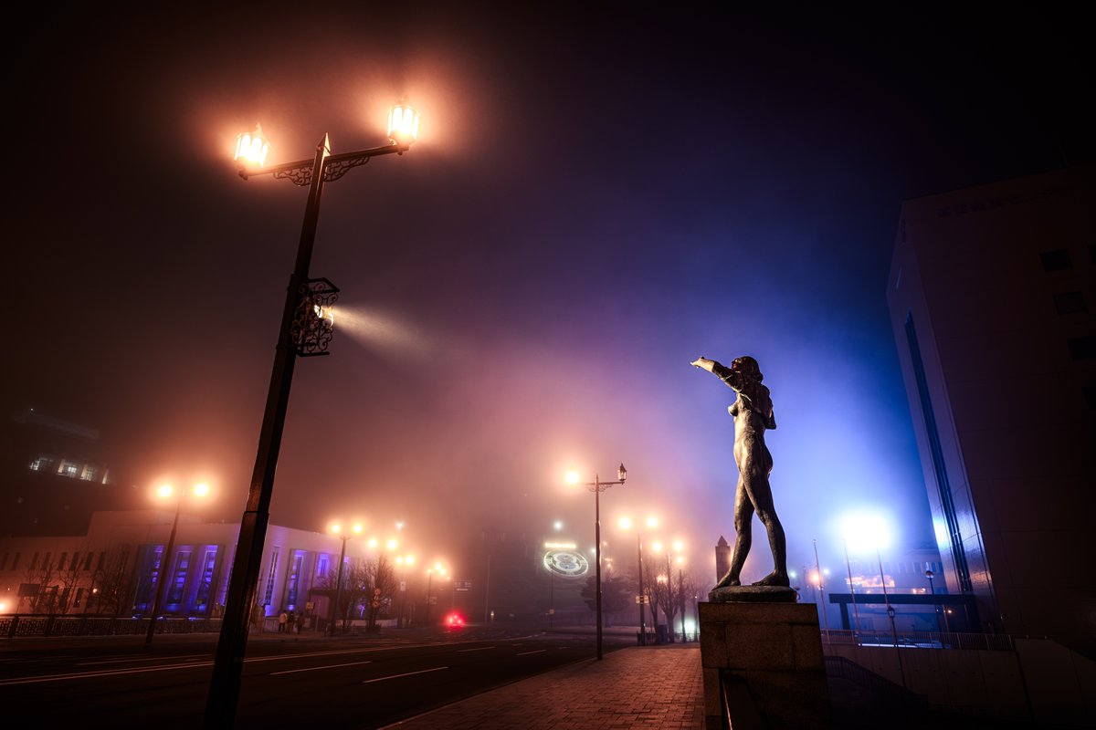 Nitto_Photo's tweet image. 霧の街・釧路の夜が素敵でした。