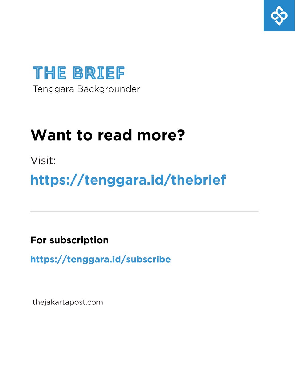 Tenggara Backgrounder

For or against a Prabowo presidency without opposition?

Want to read more? Click the link in our bio or visit tenggara.id/thebrief

#tenggarabackgrounder
#thebrief
#PrabowoSubianto
#MegawatiSoekarnoputri
#Jokowi
#PDIP
#Gerindra