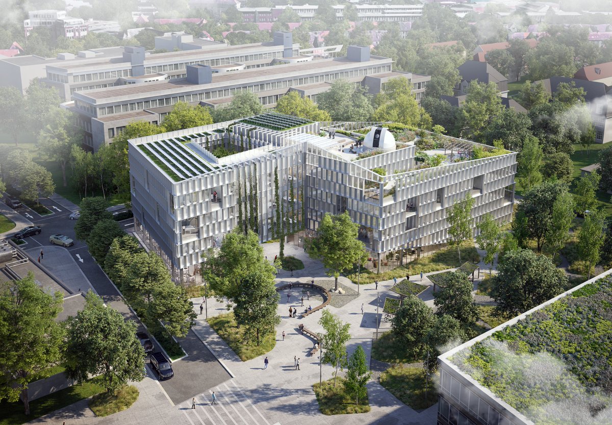 Forschung zur Teilchenphysik und zum Universum: Dafür soll der Forschungsbau #HAFUN in der Science City Hamburg-Bahrenfeld entstehen. 🏗️ Der @WissRat hat das Konzept nun als wissenschaftlich hochrelevant und in allen Kriterien als herausragend bewertet. (1/2)