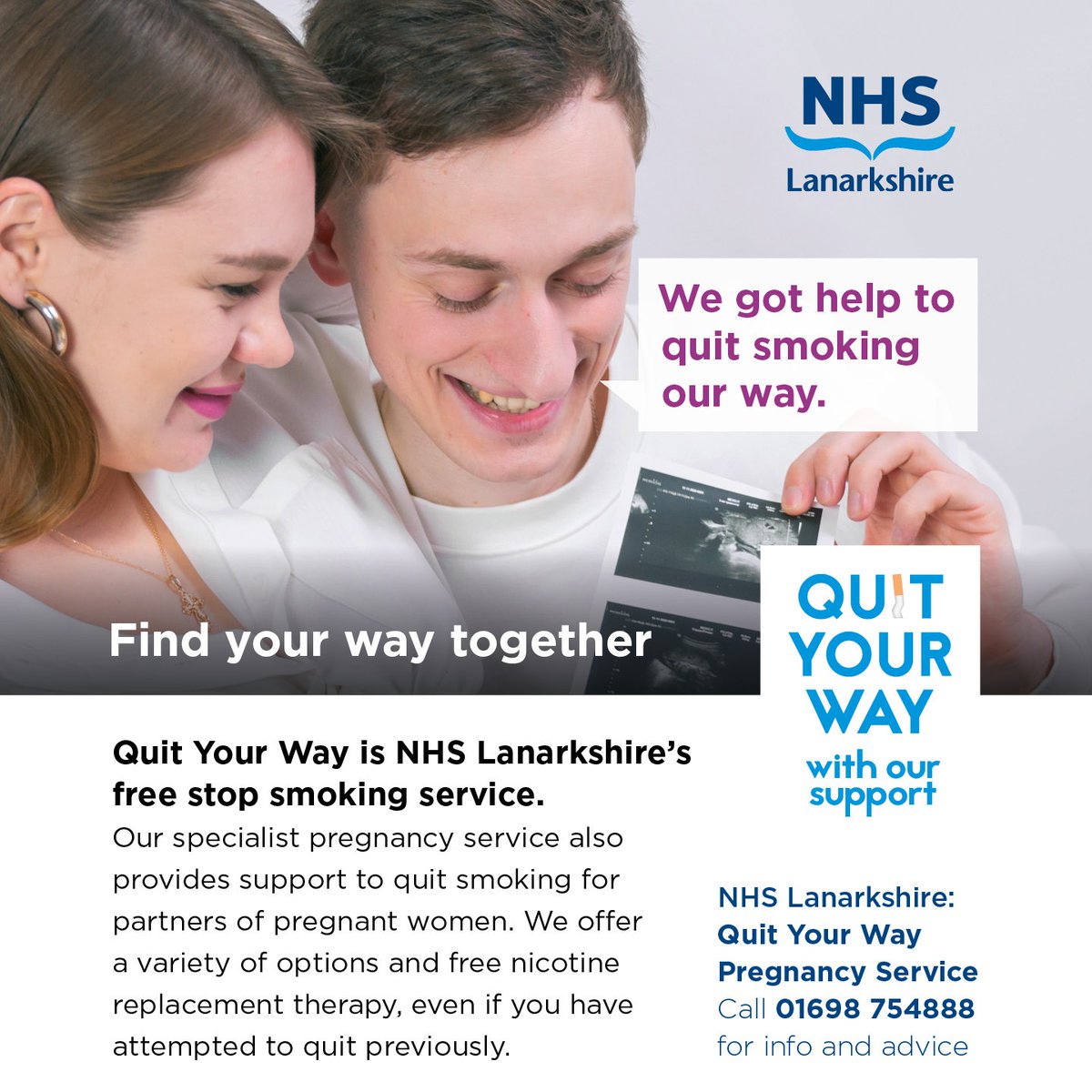 Exposure to other people’s smoke increases a child’s risk of meningitis, chest infections, asthma and developmental problems. For more information and support to quit smoking call 0800 84 84 84 or visit nhslanarkshire.scot.nhs.uk/services/quit-…