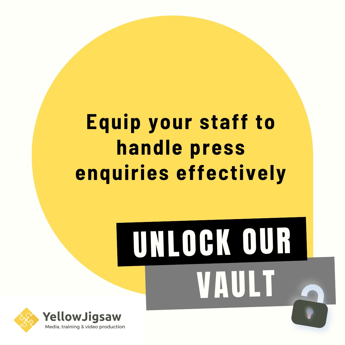 Learn how to handle press enquiries effectively. Ready to unleash your inner media star? Access our free vault of guides on our website and watch your media confidence soar! 💫 yellowjigsaw.co.uk/vault/