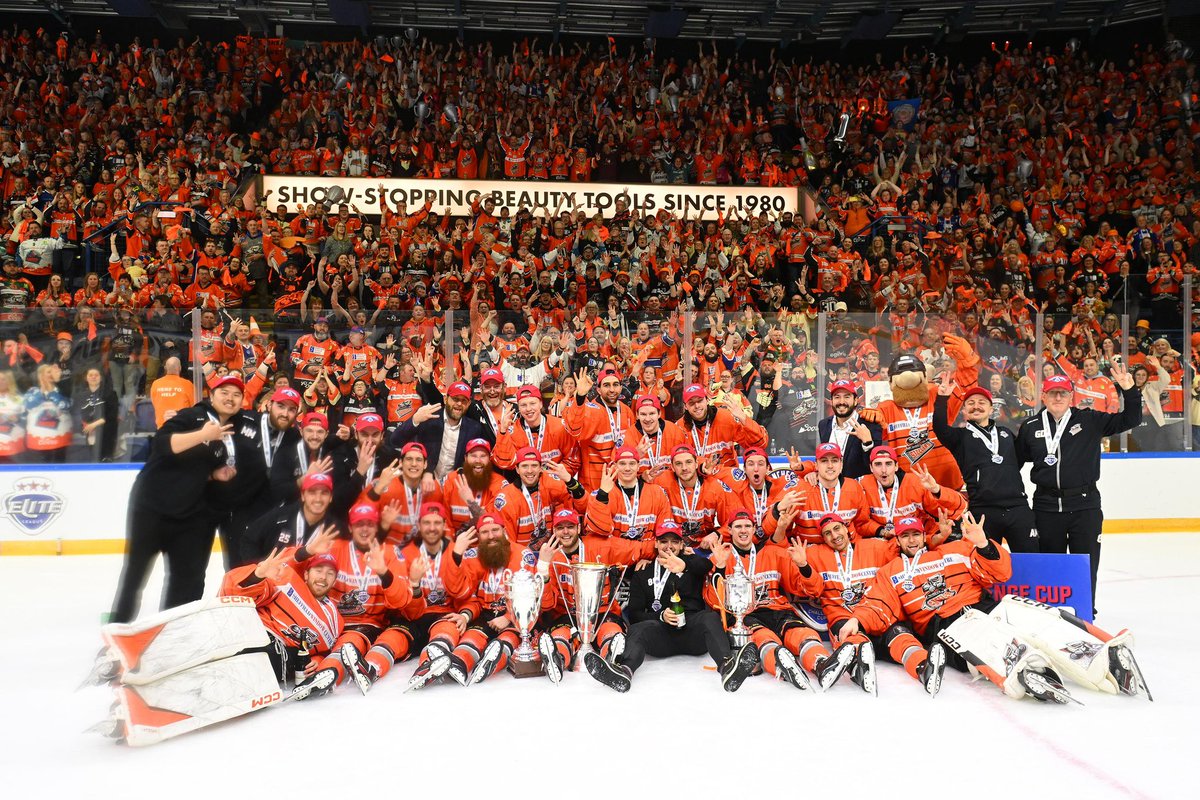 YOUR 2024 PLAYOFF CHAMPIONS! 🍊 That’s all 3, WE’RE GRAND SLAM CHAMPIONS! 🏆🏆🏆 #SteelersHockey