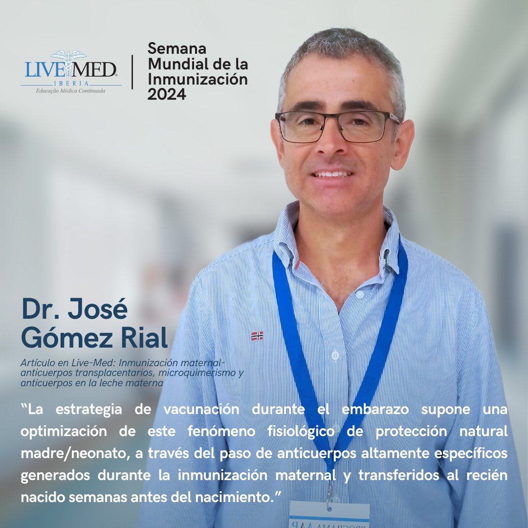 LivemedIberia's tweet photo. ¡Iniciamos la Semana Mundial de la Inmunización 2024 con todo el impulso! Desde nuestro #blog de #LiveMed, seleccionamos el #artículo del @gomez_rial5 para destacar la #importancia de la #inmunización maternal. 💉📚 #SemanaMundialDeLaInmunización
https://t.co/hZ9u09IS5O https://t.co/PI1qQ40dPK