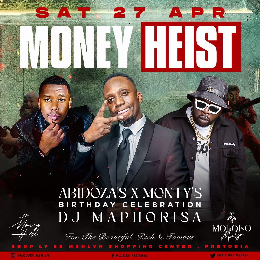 @Thabang_Den Monty's Birthday celebration this #rich4eversaturdays with @Abidoza_SA, @DjMaphorisa @Moloko_Menlyn. #molokomenlyn
#molokoseason19 
#montysbirthdaycelebration 
@sbokhuzy @Darrenmocha @MichelleForbes_ @Djyeankeyz @_MsFuture_Aiko @KingMus09263594