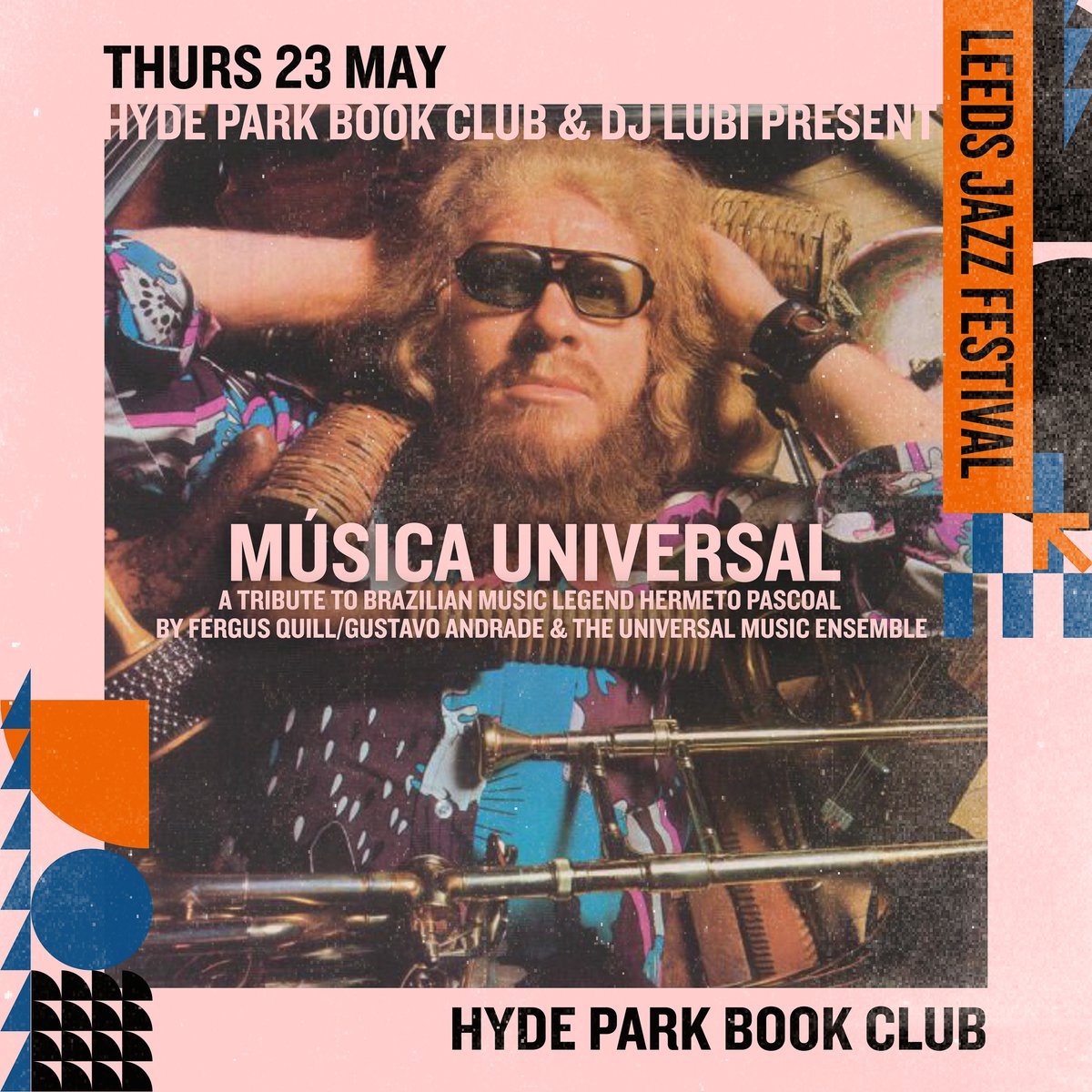 For Leeds Jazz Festival 2024, @HPBCLeeds & Leeds jazz legend @djlubi come together to present a special commission for 1 night only, bringing together 2 of the city's favourite & best-known jazz musicians paying homage to a living legend of Brazilian music.