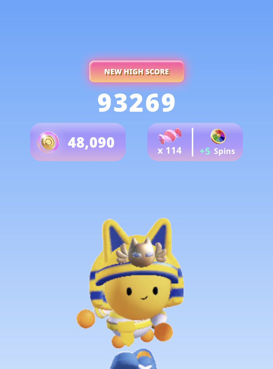 Finally reached a new high score 🤍🫧

$BUBBLE <a href="/Imaginary_Ones/">Imaginary Ones | Bubio.ai</a> <a href="/GetBubbleCoin/">BubbleCoin</a>