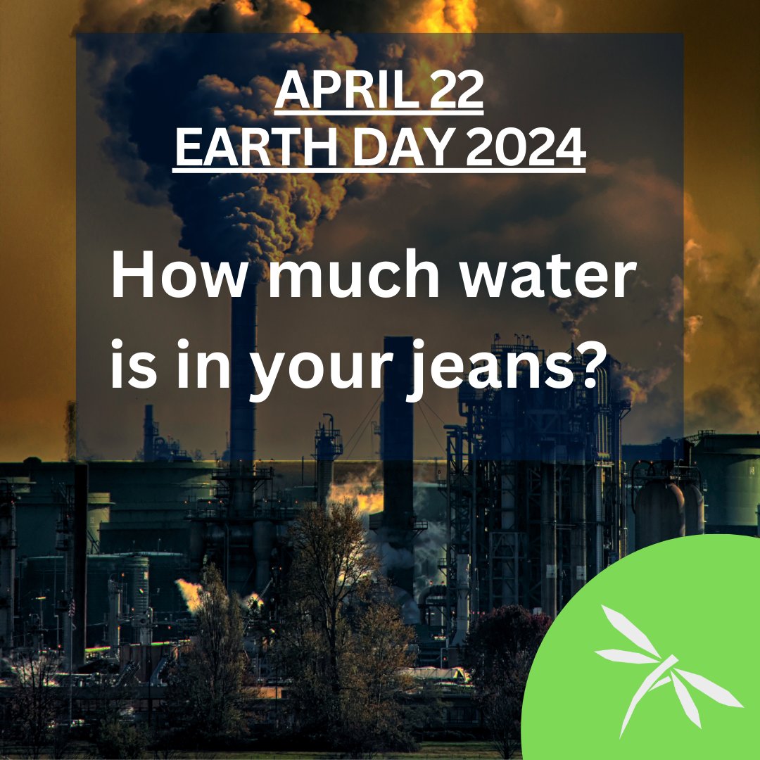 Did you know that producing a single pair of jeans, takes up to 10,000 liters of water? That's shocking, considering that water is one of the most precious resources on our planet💧 Today, on Earth Day, let's think about our consumer choices and their impact on the environment🌍