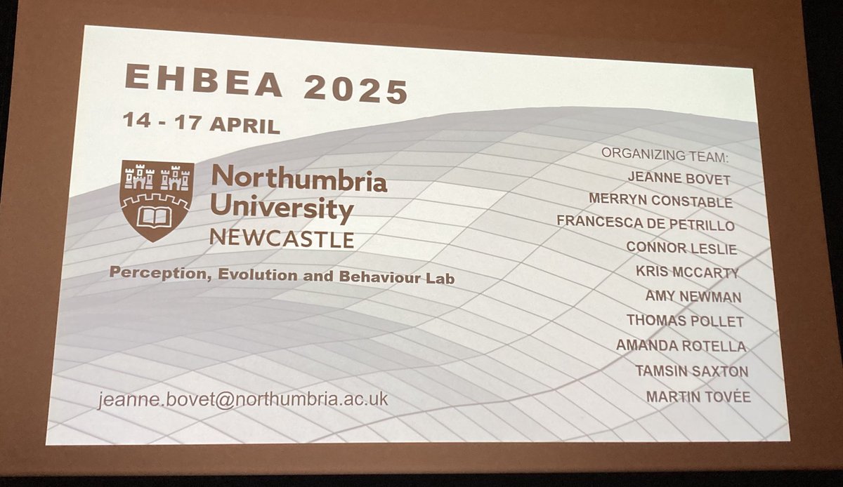 We’re very pleased to announce #EHBEA2025 will at Northumbria University in Newcastle, UK next April!