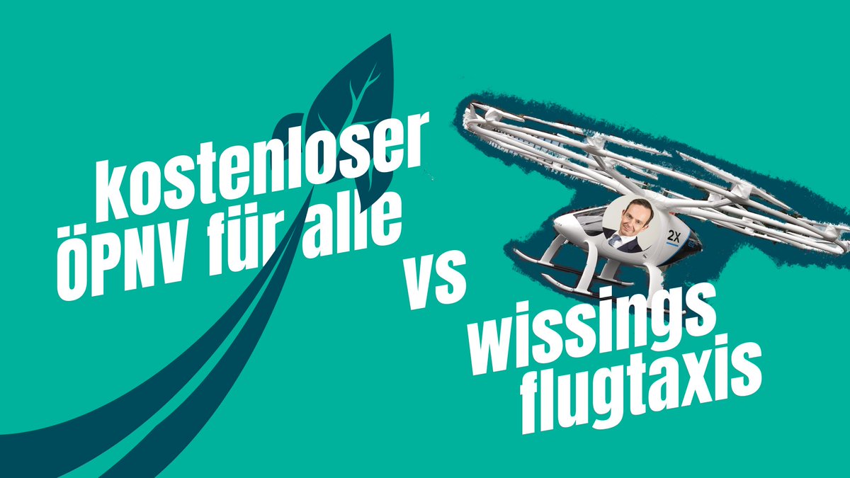 Nix für's Klima tun, aber Flugtaxis fördern? @Wissing will Luxus für die Reichsten, statt Mobilität für Alle! Unterzeichne meine Petition für eine soziale Verkehrswende: carolarackete.eu/bus-vs-flugtax…