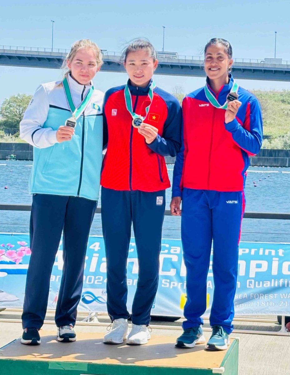 #NariShakti Hav Megha Pradeep of #IndianArmy participated in the Asian #Canoe🛶 Sprint Championship held in #Tokyo 🇯🇵 & won #BronzeMedal🥉 in the C1 500 m event. The talented canoeist is the first recruited #sportswomen of Army Kayak & Canoe Node, enrolled under the Indian