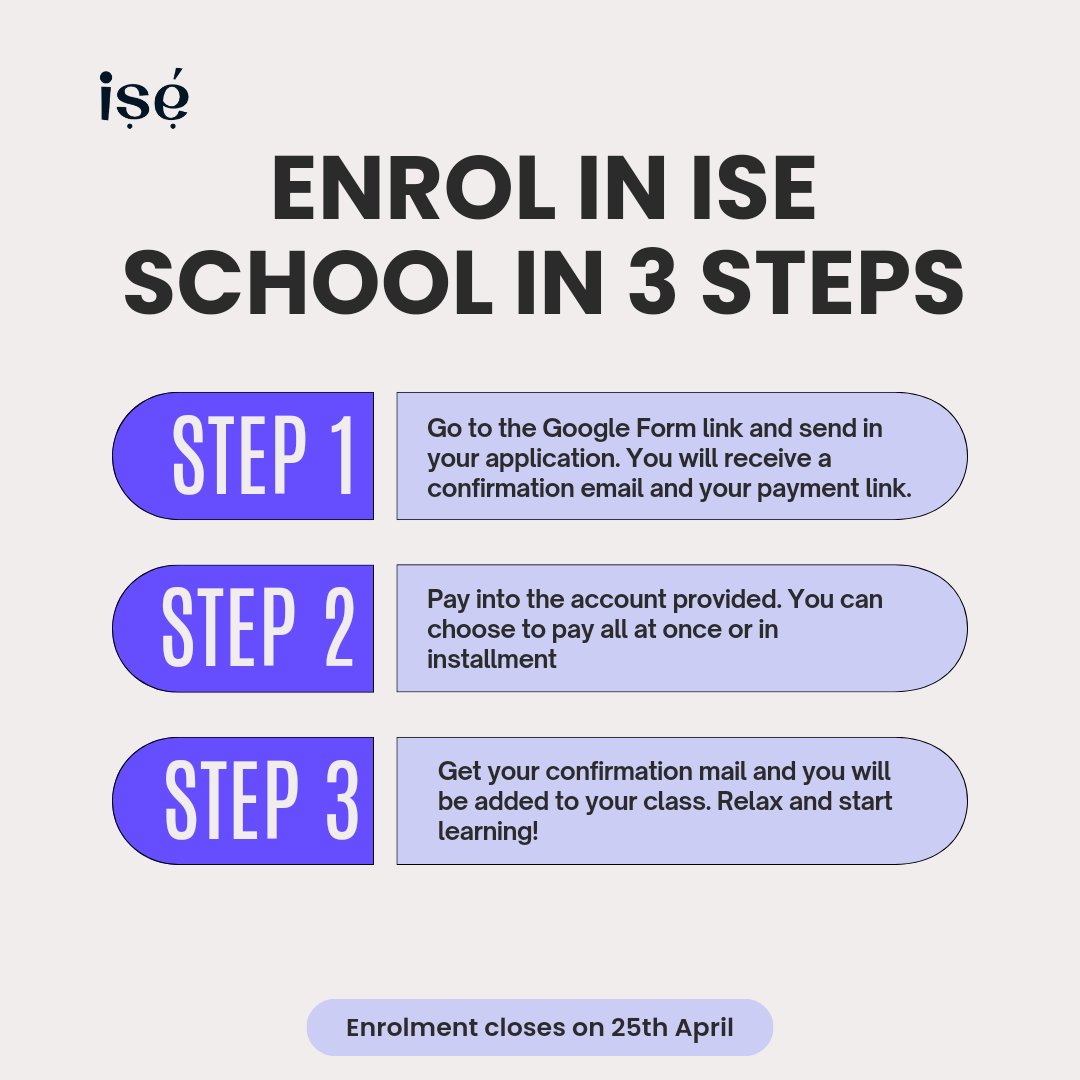 Application is still on! Don't miss out on the best learning experience you can ever get. In just 3 steps, you too can #BeFutureReady. 

Click here forms.gle/JUfiL3GGRZ1fnM… to take the first step!

#ise #iseSchool #Trending #tech