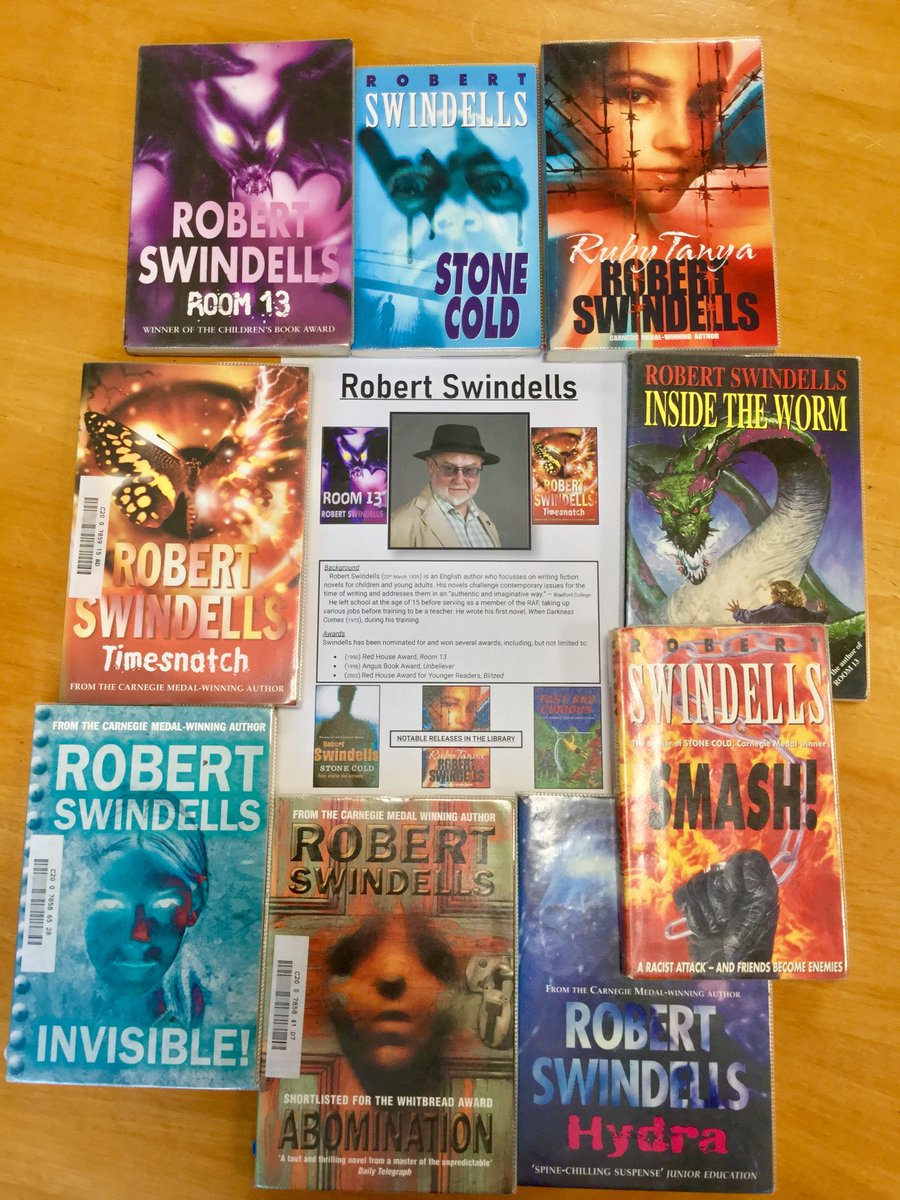 More brilliant #readingrecommendations at the @sullivan_upper Library this week in our #fortnightlyfocus by #pupillibrarians this time on @megan_rix and #RobertSwindells❤️📚#lovereading #getborrowing #readsomethingnew