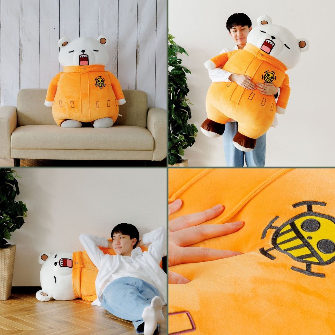 ONE PIECE - Larpe Nap Bepo Cushion - Available Now! 🛑buff.ly/44b8bix #OnePiece #Homeware