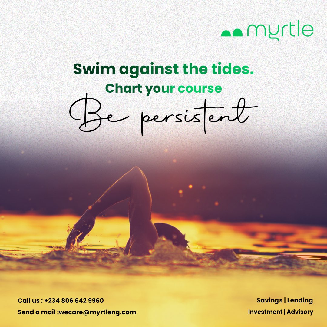 This week, go after that thing you're scared of. It'll surprise you with the amount of satisfaction you'll feel doing so.

Contact us today.

☎ 08066429960
📩 wecare@myrtleng.com

#myrtle #investing #wealthmanagement #mondaymotivation