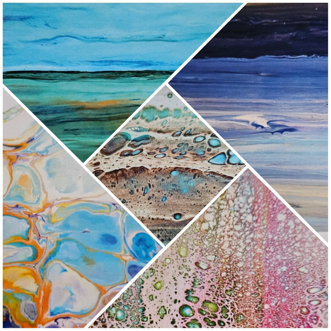Here are some more photos of these fabulous greeting cards, perfect for anyone who appreciates #art #sea #nature flowmotionart.co.uk #flowmotionart @ed_objective