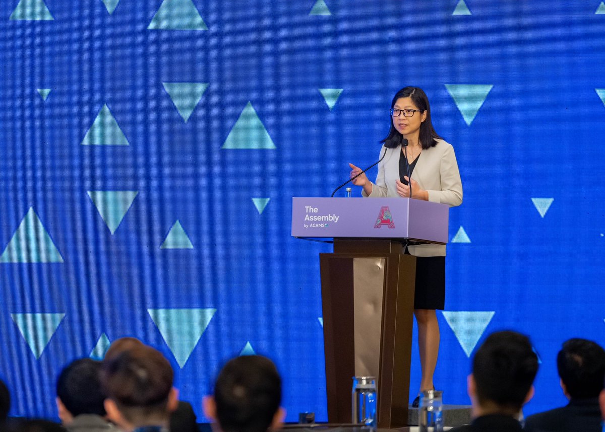 Carmen Chu, Executive Director (Enforcement and AML) of the HKMA gave a keynote speech on accelerating innovative reforms to Anti-Money Laundering at ACAMS The Assembly APAC 2024. Read more: hkma.gov.hk/eng/news-and-m…