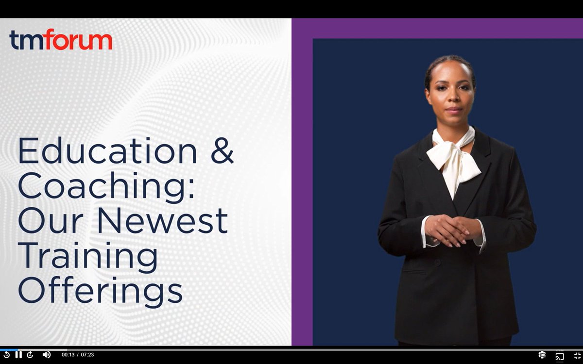 Hear AI avatars introduce our new training courses in #AI, Autonomous Operations, Digital Twins, ODA Canvas & more. Explore how it can help you elevate your telecom operations, systems, and services and enable efficient adoption of industry best practices: ow.ly/Rp9J50RgCgp