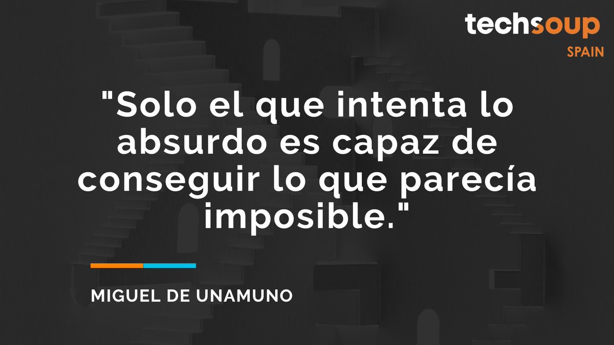 🌍 En el mundo de las #asociaciones, #fundaciones y #ONGs, nos enfrentamos a grandes #retos con recursos limitados. Miguel de Unamuno nos motiva a aspirar a lo inalcanzable y a intentar lo absurdo para alcanzar lo imposible. 🚀 ¡Sigamos transformando el mundo en el #TercerSector!