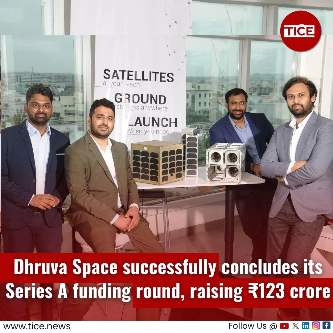 Dhruva Space closes Series A funding at Rs 123 crore to expand spacecraft manufacturing, pursue strategic acquisitions, and enhance global product deployment.

@DhruvaSpace #funding #spacestartup #spacetech #dhruvaspace #investment