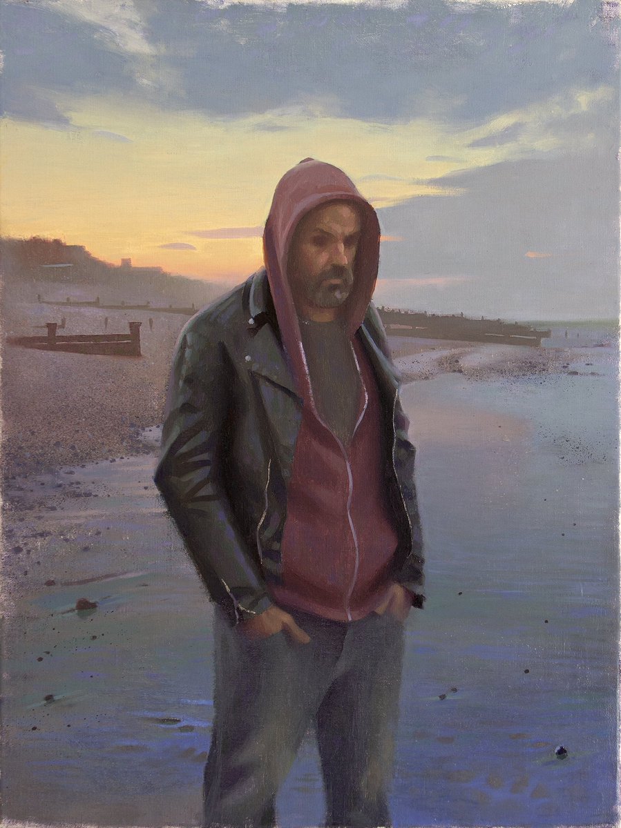 So pleased my painting Self Portrait at Low Tide has been selected for the Herbert Smith Freehills Portrait Award 2024 @NPGLondon Thank you to the judges and congratulations to all the other artists. Show runs from 11th July - 27th October #hsfportraitaward