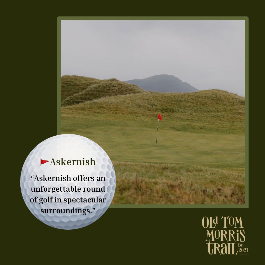Nestled within Scotland’s rugged Outer Hebrides, Askernish is a hidden gem among Scotland’s iconic golf courses. Situated on the Western Isle of South Uist, Askernish offers an unforgettable round of golf in spectacular surroundings. #oldtommorristrail #oldtommorris #Scotland