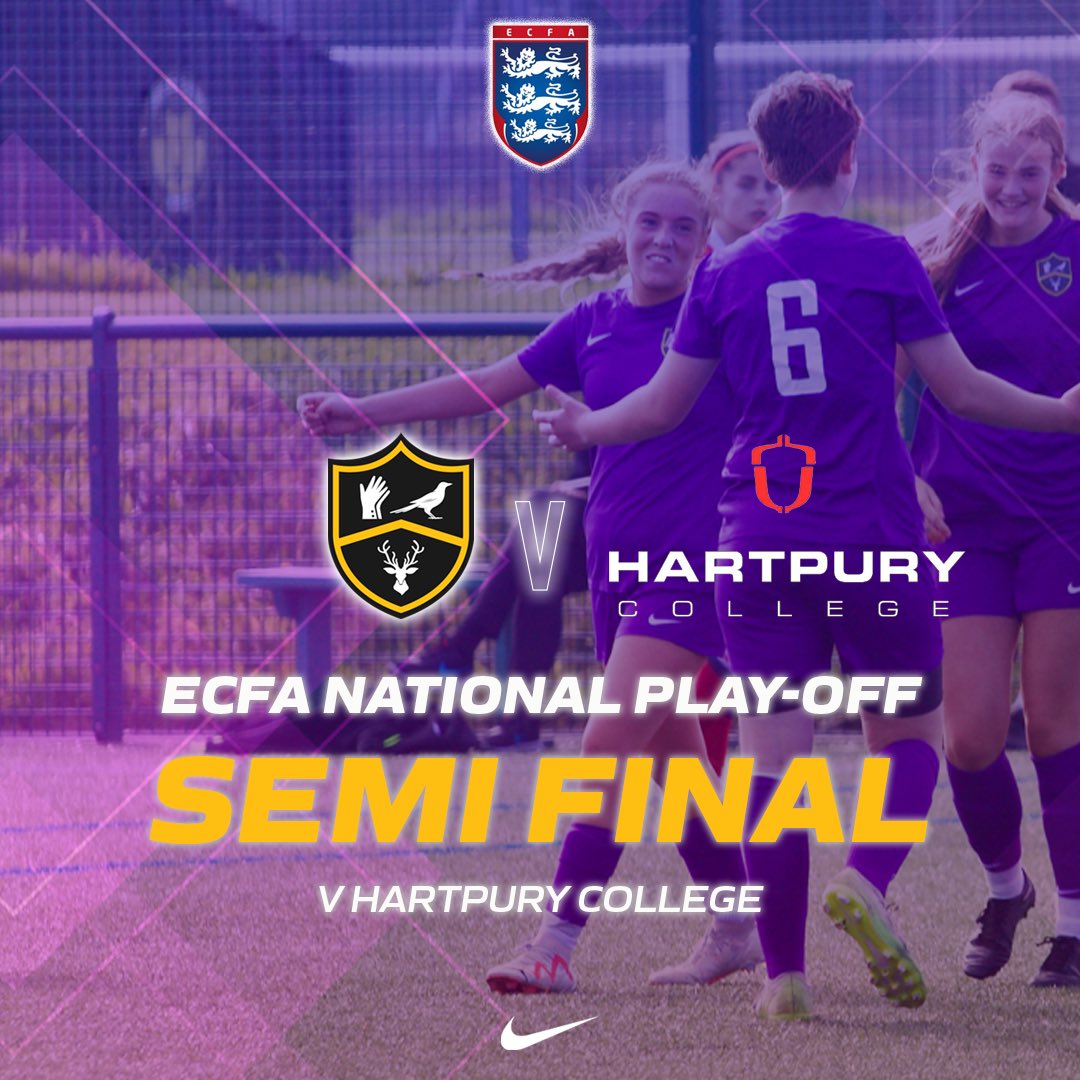 🏆 Our girls look to make their 2nd FINAL of the season as they take on @hartpuryfootbal in the @ECFA12 National Play-Off SEMI FINAL on Wednesday! 💪 The game is sure to be a good one as the two sides are due to meet in the Premier Cup final next week at @ASFCofficial !