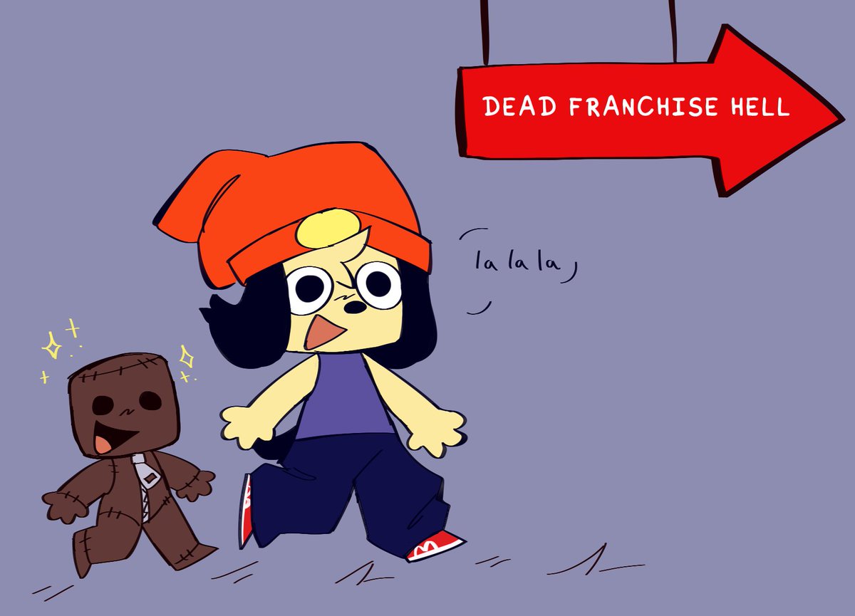 im coping with lbps death through humor
#littlebigplanet #parappatherapper