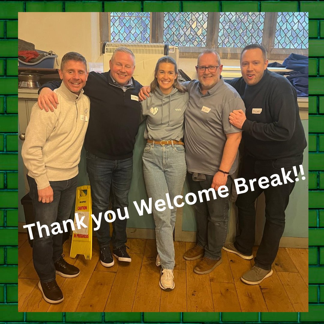 The amazing staff from @welcomebreak -PearTree, Oxford, joined us again to volunteer at the community café. A great bunch of people who are keen to engage with our guests and get involved, Thank you🤝 #together #makeadifference