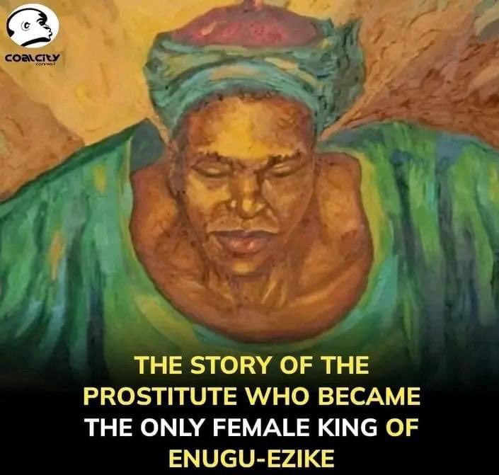 talk2veee's tweet image. #historyclass ✍️ 

Ahebi Ugbabe was a prostitute and businesswoman from Enugu-Ezike who later became the only female king in British-Nigeria. 

Ugbabe, who was the first and last king of Enugu-Ezike, ruled her people for 30 years until her death in 1948. She was 68.

King Ahebi…