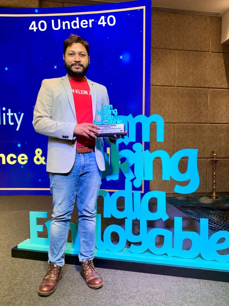 We are glad to announce that our Founder and CEO, Dr. Angshuman Ghosh, has won the 40 under 40 award at the prestigious Making India Employable Conference and Awards ceremony. 

- Menrva Technologies