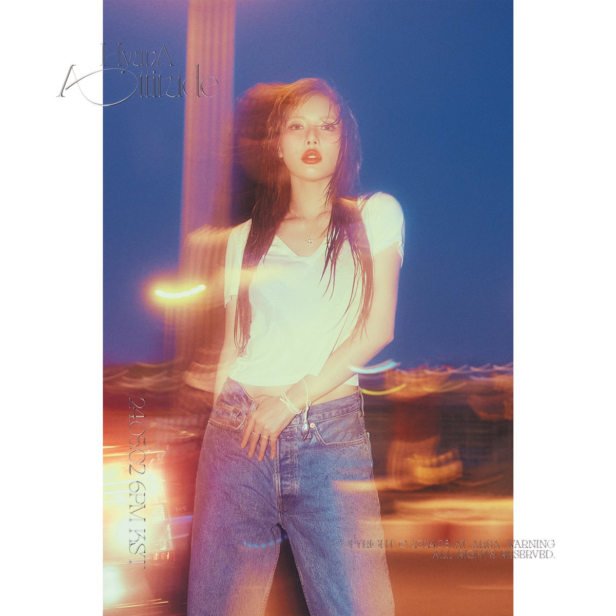 HyunA EP [Attitude] Concept Photo #3 ⠀ 2024.05.02 6PM KST 🔗 PRE-ORDER : bio.to/HyunA_Attitude… 🔗 PRE-SAVE : ingrv.es/attitude #HyunA #현아 #Attitude #ATAREA #앳에어리어