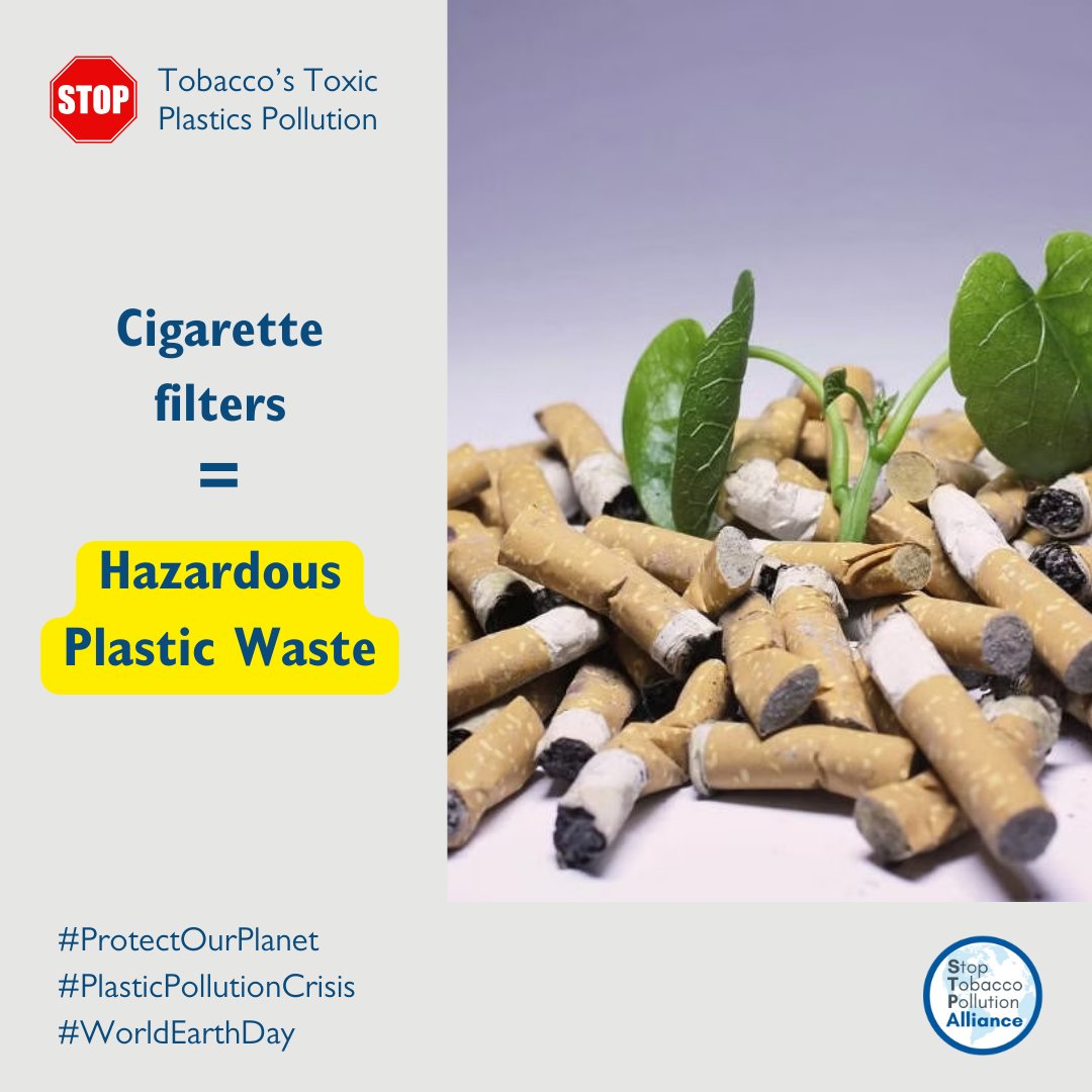 The tobacco industry's plastic waste, from cigarette filters and related electronic devices, poses grave threats to both the environment and public health. It's time to recognize these plastics as hazardous waste and take decisive action to stop their pollution. Read more: ...