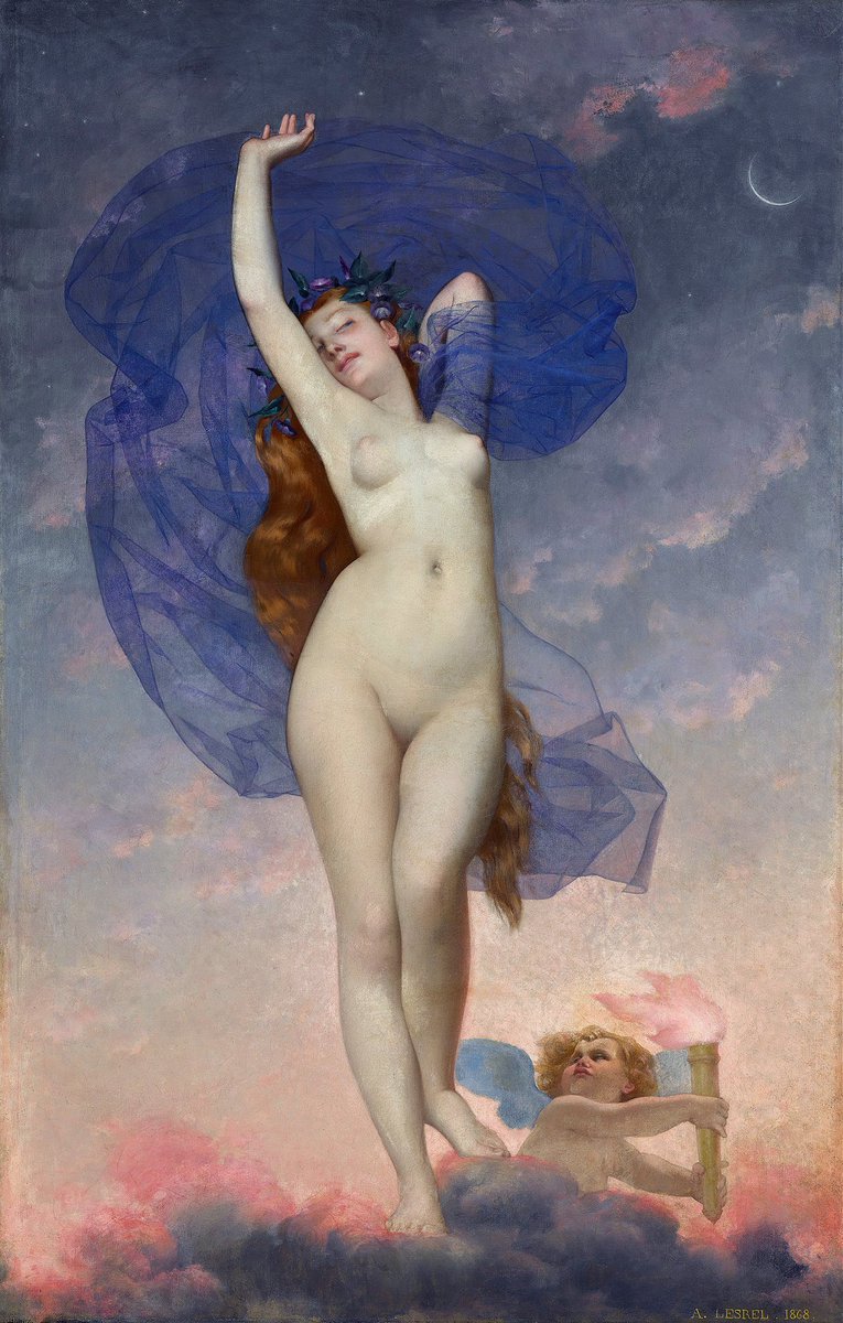 'L’aurore' {1868} By ~ Adolphe-Alexandre Lesrel