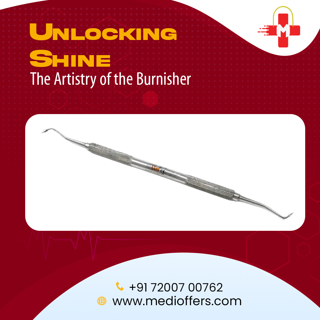 Unleash the brilliance with the artistry of the Burnisher. Contect us : medioffers.com #burnishers #Medioffers #MedicalEquipment #DentalCare #Support #burnisher